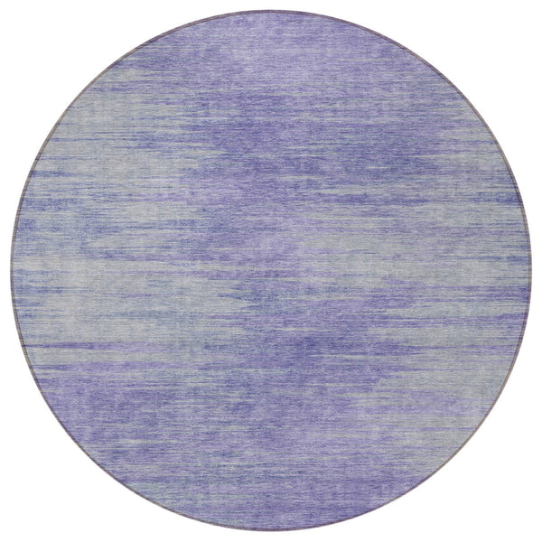 Homeroots 3' Artichoke Green Fern Abstract Washable Rug For Indoor Outdoor Spaces - Durable & Stylish Design 8' Round Polyester 587220