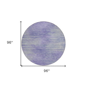 Homeroots 3' Artichoke Green Fern Abstract Washable Rug For Indoor Outdoor Spaces - Durable & Stylish Design 8' Round Polyester 587220