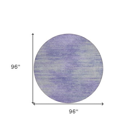 Homeroots 3' Artichoke Green Fern Abstract Washable Rug For Indoor Outdoor Spaces - Durable & Stylish Design 8' Round Polyester 587220