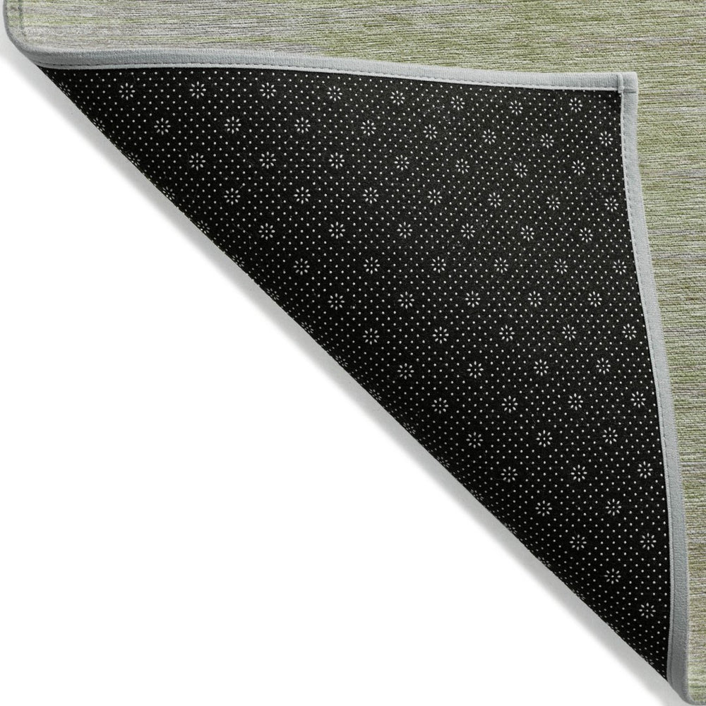 HomeRoots 9' Abstract Sage and Artichoke Green Washable Area Rug - Durable, Stylish, Ideal for Indoor/Outdoor Use 9' X 12' 587228