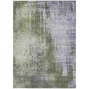 Homeroots 3' Stylish Brown Taupe And Navy Blue Abstract Washable Indoor Outdoor Area Rug For Versatile Spaces 5' X 8' Polyester 587249