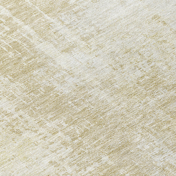 Homeroots 3' Aqua Teal Blue And Gray Abstract Washable Rug For Stylish Indoor And Outdoor Spaces, Durable Design 8' Round Polyester 587262