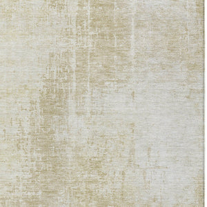 Homeroots 3' Aqua Teal Blue And Gray Abstract Washable Rug For Stylish Indoor And Outdoor Spaces, Durable Design 10' X 14' Polyester 587265