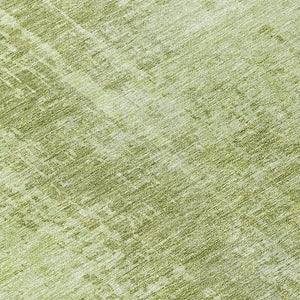 Homeroots 3' Aqua Teal Blue And Gray Abstract Washable Rug For Stylish Indoor And Outdoor Spaces, Durable Design 8' Round Polyester 587298