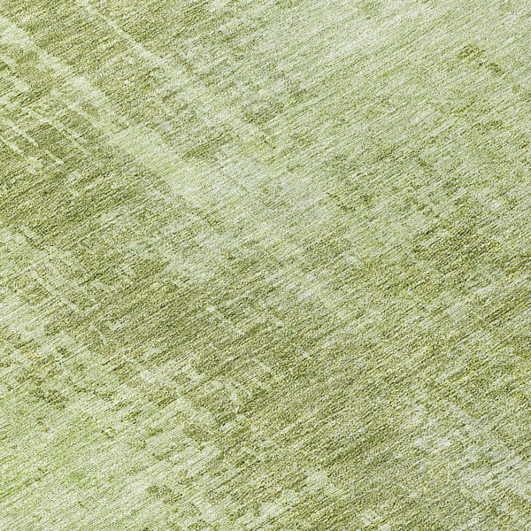 Homeroots 3' Aqua Teal Blue And Gray Abstract Washable Rug For Stylish Indoor And Outdoor Spaces, Durable Design 8' Round Polyester 587298