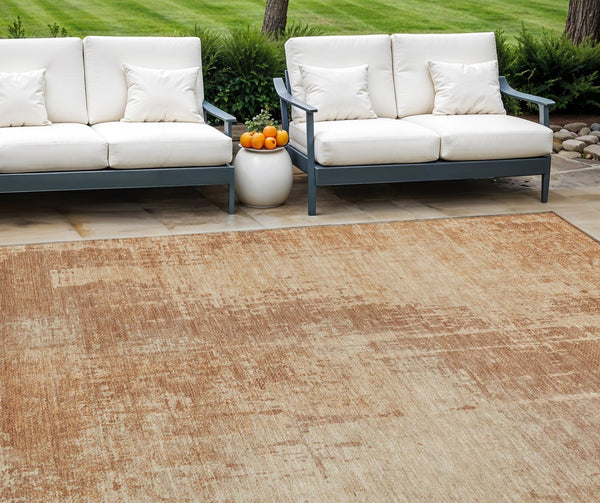 Homeroots 3' Aqua Teal Blue And Gray Abstract Washable Rug For Stylish Indoor And Outdoor Spaces, Durable Design 10' X 14' Polyester 587313