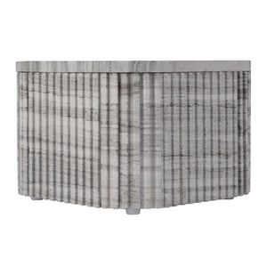 Butler Specialty Sylvester Marble Side Table - Chic 11-inch High Design To Elevate Your Living Space Elegantly Gray And White Marble,Mdf 5873455-butler