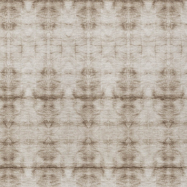 Homeroots 3' Beige Taupe & Tan Geometric Washable Area Rug – Perfect For Indoor & Outdoor Spaces, Durable Design 9' X 12' Polyester 587354