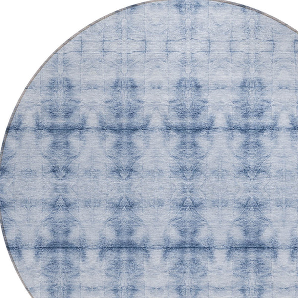 Homeroots 3' Beige Taupe & Tan Geometric Washable Area Rug – Perfect For Indoor & Outdoor Spaces, Durable Design 8' Round Polyester 587358