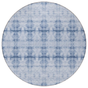 Homeroots 3' Beige Taupe & Tan Geometric Washable Area Rug – Perfect For Indoor & Outdoor Spaces, Durable Design 8' Round Polyester 587358