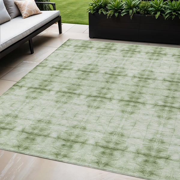 Homeroots 3' Beige Taupe & Tan Geometric Washable Area Rug – Perfect For Indoor & Outdoor Spaces, Durable Design 5' X 8' Polyester 587363