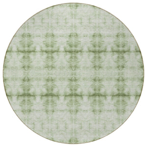 Homeroots 3' Beige Taupe & Tan Geometric Washable Area Rug – Perfect For Indoor & Outdoor Spaces, Durable Design 8' Round Polyester 587364