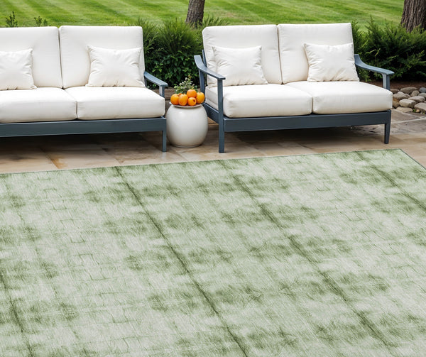 Homeroots 3' Beige Taupe & Tan Geometric Washable Area Rug – Perfect For Indoor & Outdoor Spaces, Durable Design 9' X 12' Polyester 587366