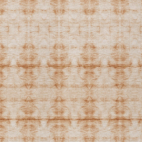 Homeroots 3' Beige Taupe & Tan Geometric Washable Area Rug – Perfect For Indoor & Outdoor Spaces, Durable Design 5' X 8' Polyester 587369