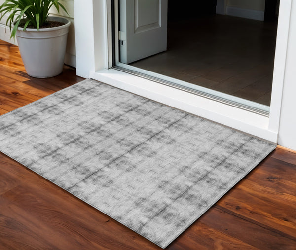 Homeroots 3' Beige Taupe & Tan Geometric Washable Area Rug – Perfect For Indoor & Outdoor Spaces, Durable Design 3' X 5' Polyester 587374