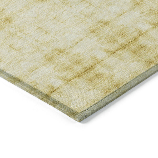 Homeroots 3' Beige Taupe & Tan Geometric Washable Area Rug – Perfect For Indoor & Outdoor Spaces, Durable Design 3' X 5' Polyester 587380