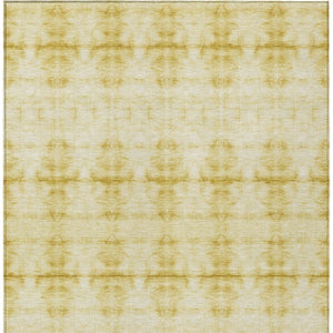 Homeroots 3' Beige Taupe & Tan Geometric Washable Area Rug – Perfect For Indoor & Outdoor Spaces, Durable Design 8' X 10' Polyester 587383