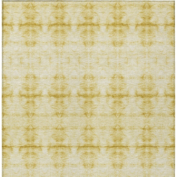 Homeroots 3' Beige Taupe & Tan Geometric Washable Area Rug – Perfect For Indoor & Outdoor Spaces, Durable Design 9' X 12' Polyester 587384