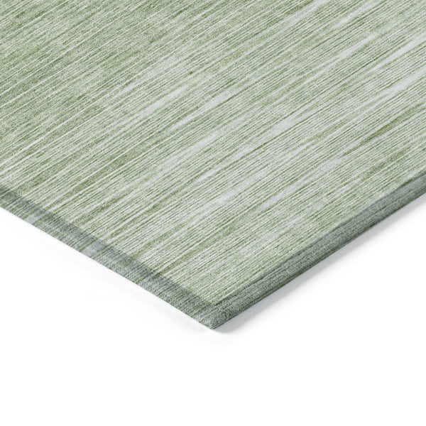 HomeRoots 5' Artichoke Green Abstract Washable Area Rug – Durable, Stylish Indoor/Outdoor Décor for Any Space 5' X 8' 587387