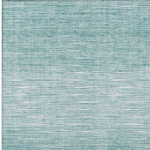 Homeroots 3' Artichoke Green Abstract Washable Area Rug - Ideal For Indoor And Outdoor Spaces, Stain Resistant 3' X 5' Polyester 587392