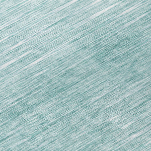 Homeroots 3' Artichoke Green Abstract Washable Area Rug - Ideal For Indoor And Outdoor Spaces, Stain Resistant 8' Round Polyester 587394