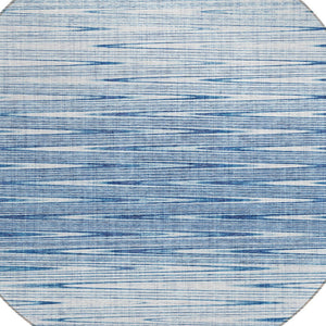 Homeroots 3' Artichoke Green Abstract Washable Area Rug - Ideal For Indoor And Outdoor Spaces, Stain Resistant 8' Round Polyester 587400