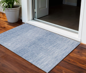 Homeroots 3' Artichoke Green Abstract Washable Area Rug - Ideal For Indoor And Outdoor Spaces, Stain Resistant 3' X 5' Polyester 587404