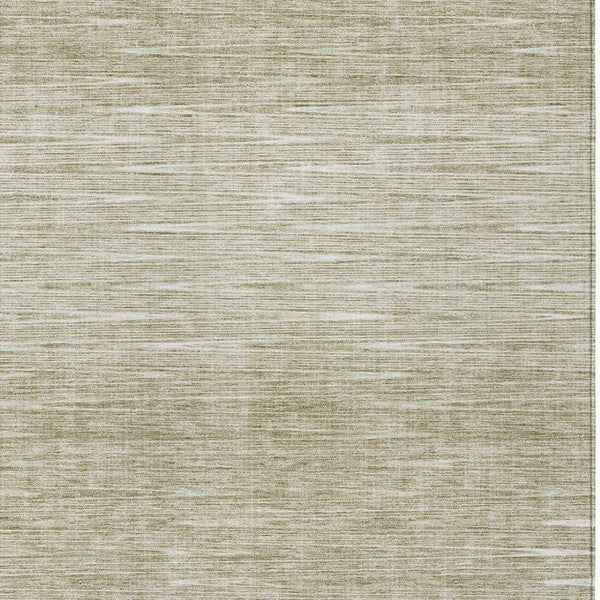 Homeroots 3' Artichoke Green Abstract Washable Area Rug - Ideal For Indoor And Outdoor Spaces, Stain Resistant 5' X 8' Polyester 587417