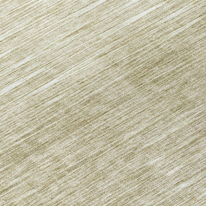 Homeroots 3' Artichoke Green Abstract Washable Area Rug - Ideal For Indoor And Outdoor Spaces, Stain Resistant 8' Round Polyester 587418