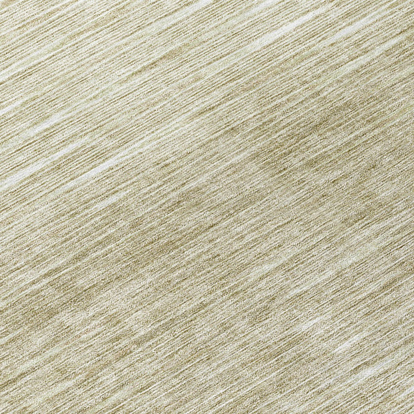 Homeroots 3' Artichoke Green Abstract Washable Area Rug - Ideal For Indoor And Outdoor Spaces, Stain Resistant 8' Round Polyester 587418