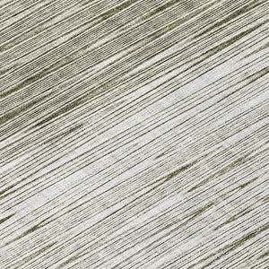 Homeroots 3' Artichoke Green Abstract Washable Area Rug - Ideal For Indoor And Outdoor Spaces, Stain Resistant 8' Round Polyester 587430