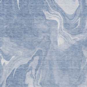 Homeroots 3' Artichoke Green Fern Abstract Area Rug - Washable Indoor/Outdoor, Durable & Stain Resistant Design 8' X 10' Polyester 587473