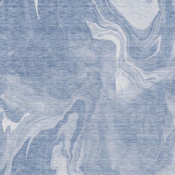 Homeroots 3' Artichoke Green Fern Abstract Area Rug - Washable Indoor/Outdoor, Durable & Stain Resistant Design 8' X 10' Polyester 587473