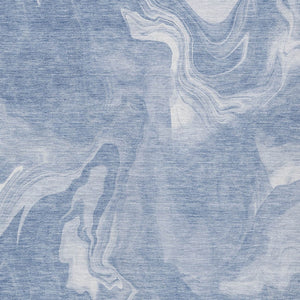 Homeroots 3' Artichoke Green Fern Abstract Area Rug - Washable Indoor/Outdoor, Durable & Stain Resistant Design 9' X 12' Polyester 587474