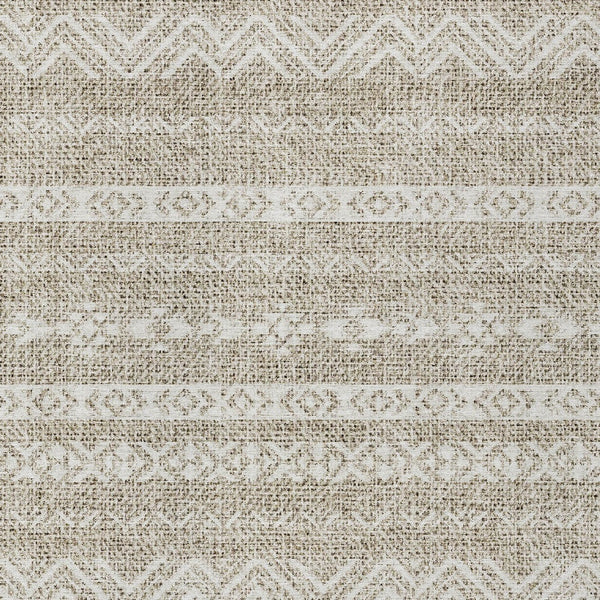 Homeroots 3' Artichoke Green Southwestern Washable Area Rug - Perfect For Indoor And Outdoor Spaces! 10' X 14' Polyester 587511