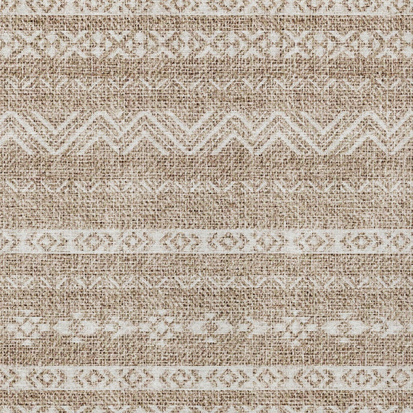 Homeroots 3' Artichoke Green Southwestern Washable Area Rug - Perfect For Indoor And Outdoor Spaces! 10' X 14' Polyester 587517