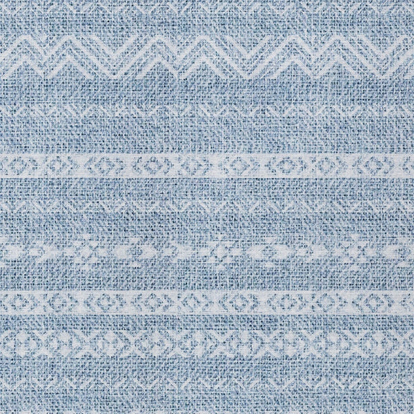 Homeroots 3' Artichoke Green Southwestern Washable Area Rug - Perfect For Indoor And Outdoor Spaces! 9' X 12' Polyester 587522