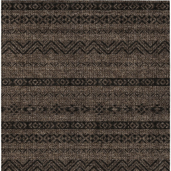 Homeroots 3' Artichoke Green Southwestern Washable Area Rug - Perfect For Indoor And Outdoor Spaces! 5' X 8' Polyester 587525