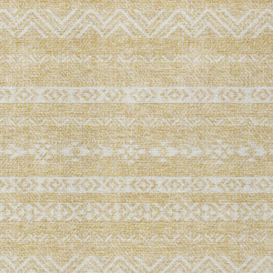 Homeroots 3' Artichoke Green Southwestern Washable Area Rug - Perfect For Indoor And Outdoor Spaces! 3' X 5' Polyester 587530