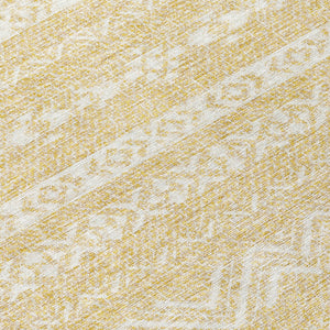 Homeroots 3' Artichoke Green Southwestern Washable Area Rug - Perfect For Indoor And Outdoor Spaces! 8' Round Polyester 587532