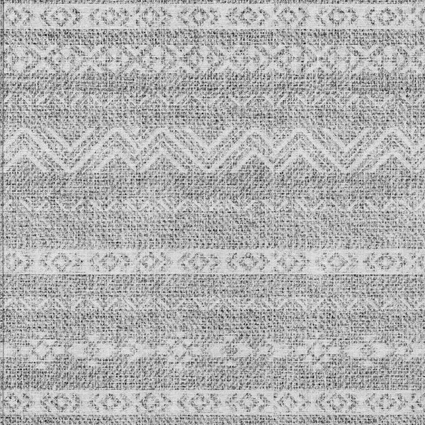 Homeroots 3' Artichoke Green Southwestern Washable Area Rug - Perfect For Indoor And Outdoor Spaces! 5' X 8' Polyester 587537