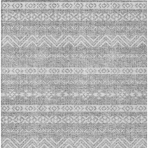 Homeroots 3' Artichoke Green Southwestern Washable Area Rug - Perfect For Indoor And Outdoor Spaces! 9' X 12' Polyester 587540