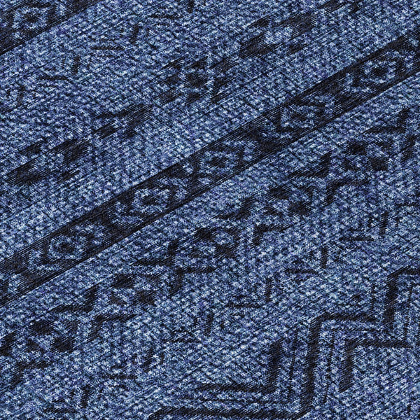 Homeroots 3' Artichoke Green Southwestern Washable Area Rug - Perfect For Indoor And Outdoor Spaces! 8' Round Polyester 587550