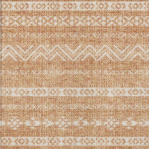 Homeroots 3' Artichoke Green Southwestern Washable Area Rug - Perfect For Indoor And Outdoor Spaces! 3' X 5' Polyester 587566