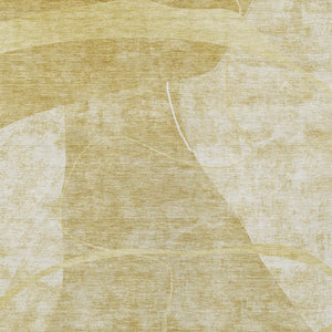 Homeroots 3' Beige Taupe And Tan Abstract Washable Area Rug - Durable, Stylish Indoor/Outdoor Decor Solution 9' X 12' Polyester 587618