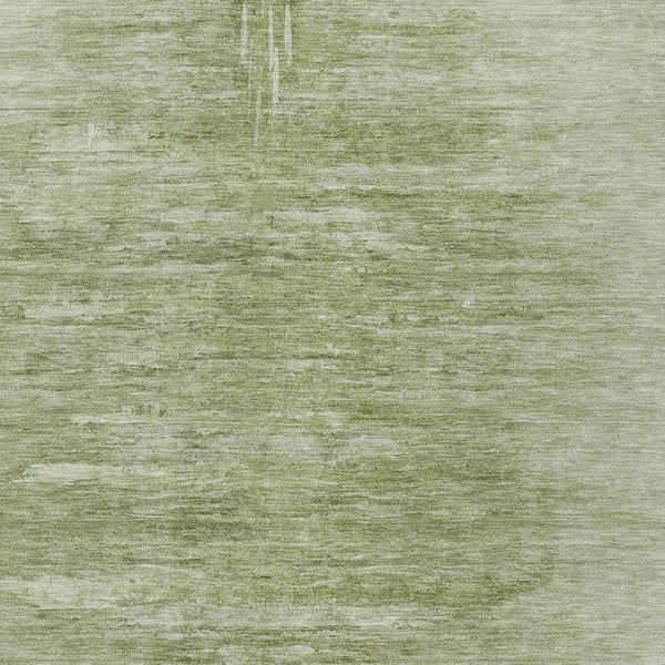 Homeroots 3' Abstract Artichoke Green Washable Area Rug For Indoor And Outdoor Spaces, Durable Design 8' X 10' Polyester 587623