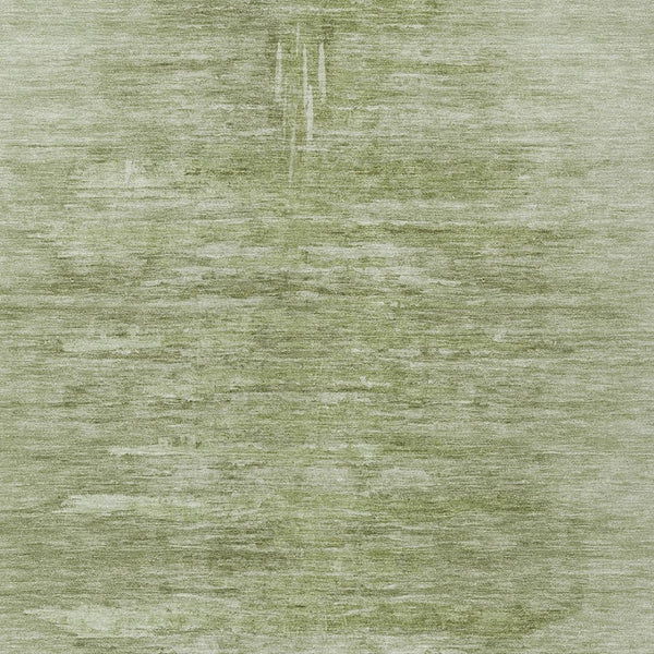 Homeroots 3' Abstract Artichoke Green Washable Area Rug For Indoor And Outdoor Spaces, Durable Design 9' X 12' Polyester 587624