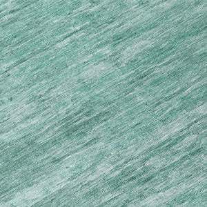 Homeroots 3' Abstract Artichoke Green Washable Area Rug For Indoor And Outdoor Spaces, Durable Design 8' Round Polyester 587628