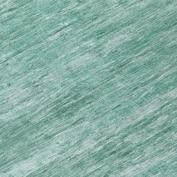 Homeroots 3' Abstract Artichoke Green Washable Area Rug For Indoor And Outdoor Spaces, Durable Design 8' Round Polyester 587628