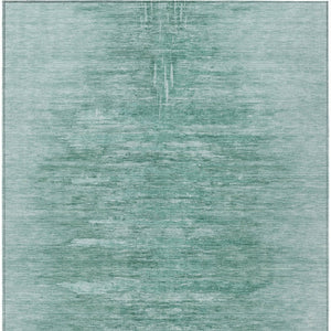 Homeroots 3' Abstract Artichoke Green Washable Area Rug For Indoor And Outdoor Spaces, Durable Design 10' X 14' Polyester 587631
